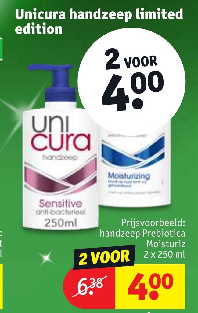 Unicura Handzeep Limited Edition Aanbieding Bij Kruidvat