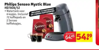 Kruidvat Philips Senseo Mystic Blue HD7806/52 aanbieding