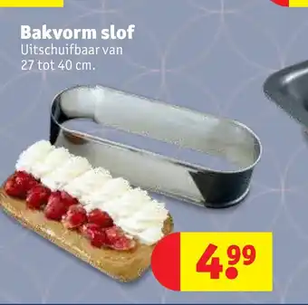 Kruidvat Bakvorm slof aanbieding