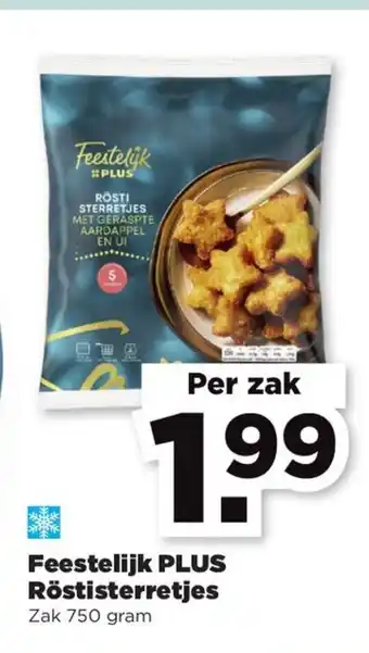 PLUS Feestelijk Plus Rostisterretjes Zak 750 gram Per zak aanbieding