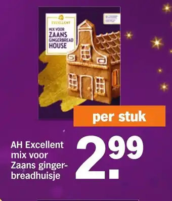 Albert Heijn AH Excellent Mix voor Zaans Gingerbreadhuisje aanbieding