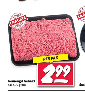 Nettorama Gemengd Gehakt pak 500 gram aanbieding