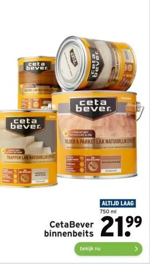 GAMMA Cetabever binnenbeits aanbieding
