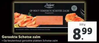 Lidl Gerookte schotse zalm aanbieding