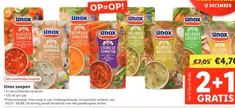 Lidl Unox soepen aanbieding