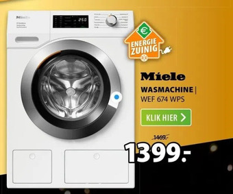 Expert Miele wasmachine aanbieding