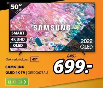 Expert Samsung qled 4k tv qe50q67bau aanbieding