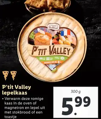 Lidl P'tit valley lepelkaas aanbieding