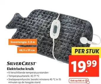 Lidl Silvercrestⓡ elektrische kruik aanbieding