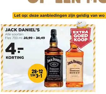 Jumbo Jack Daniel's fles 700 ml aanbieding