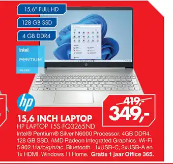 Vobis hp 15,6 Inch Laptop 15S-FQ3265ND aanbieding