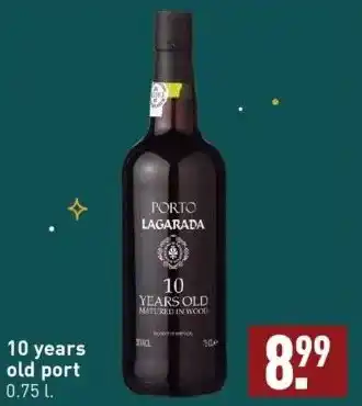 ALDI 10 years old port aanbieding