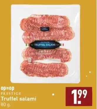 ALDI Truffel salami aanbieding