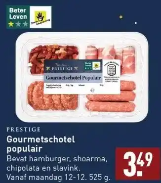 ALDI Prestige gourmetschotel populair aanbieding