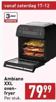 ALDI Ambiano xxl oven fryer aanbieding