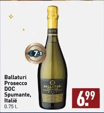 ALDI Ballaturi prosecco doc aanbieding