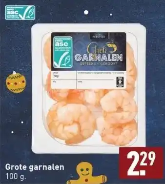 ALDI Grote garnalen aanbieding