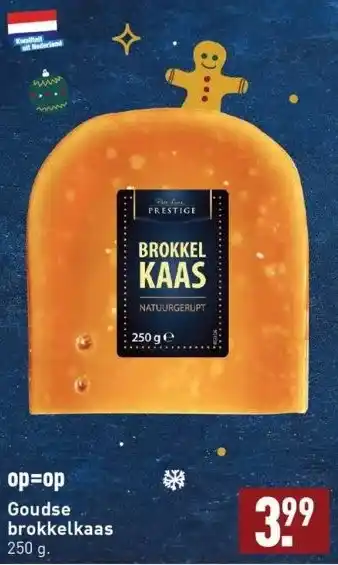 ALDI Goudse brokkelkaas aanbieding