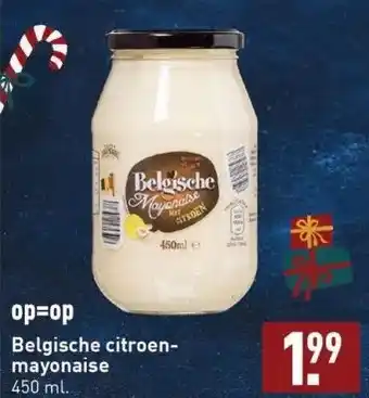ALDI Belgische citroenmayonaise aanbieding