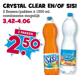 Boon`s Markt Crystal clear en/of sisi aanbieding