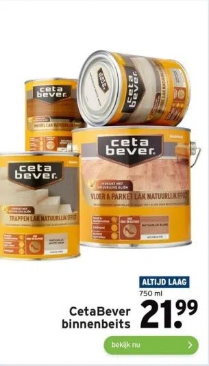 GAMMA Cetabever binnenbeits aanbieding