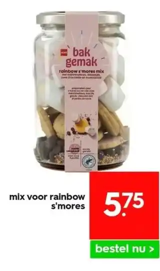 HEMA Mix voor rainbow s'mores aanbieding