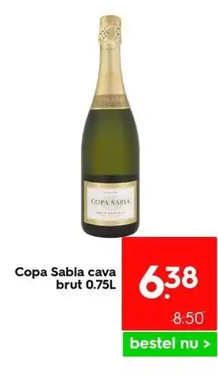 HEMA Copa sabia cava brut 0.75l aanbieding