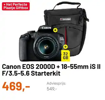 Kamera Express Canon eos 2000d + 18-55mm is aanbieding