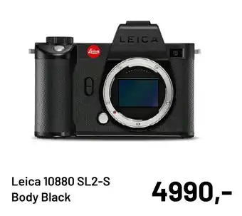 Kamera Express Leica 10880 sl2-s body black aanbieding