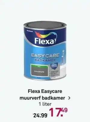 Karwei Flexa easycare muurverf badkamer > 1 liter aanbieding