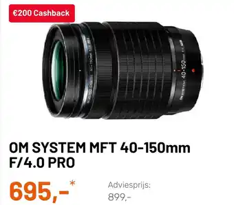 Kamera Express Om system mft 40-150mm f/4.0 pro aanbieding