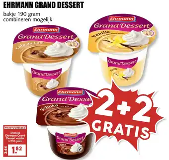 MCD Supermarkt Ehrmann grand dessert aanbieding