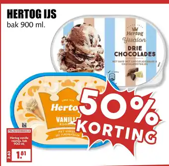 MCD Supermarkt Hertog ijs aanbieding