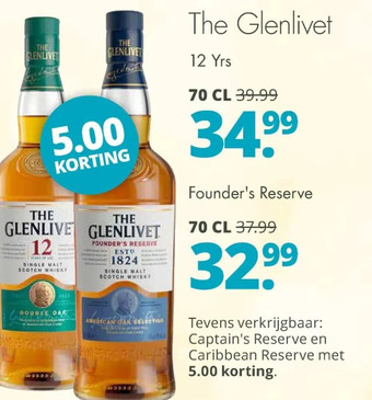 Mitra The glenlivet 12 yrs aanbieding