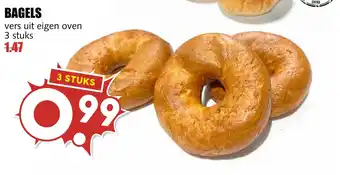 MCD Supermarkt Bagels aanbieding