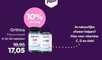 Plein.nl Orthica aanbieding