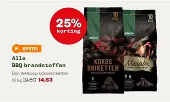 Welkoop Alle bbq brandstoffen aanbieding