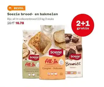 Welkoop Soezie brood- en bakmelen aanbieding