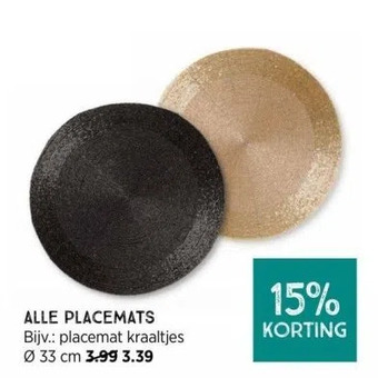 Xenos Alle placemats aanbieding