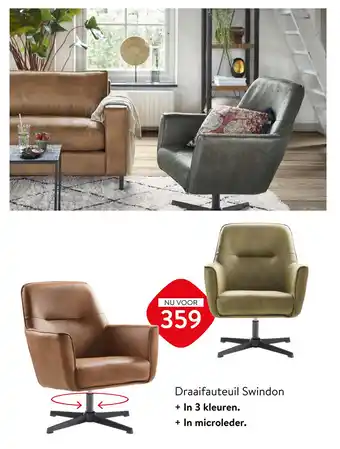 Profijt Meubel Draaifauteuil swindon aanbieding