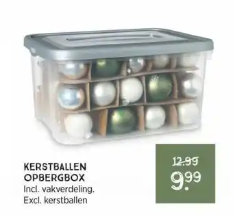 Xenos Kerstballen opbergbox aanbieding