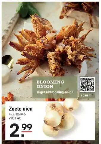 Sligro Zoete uien aanbieding