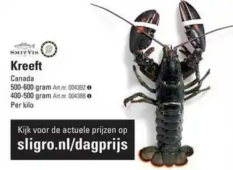 Sligro Kreeft aanbieding