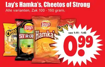 Dirk Lay's Hamka's, Cheetos of Strong aanbieding