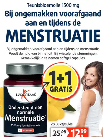 Lucovitaal Menstruatie aanbieding