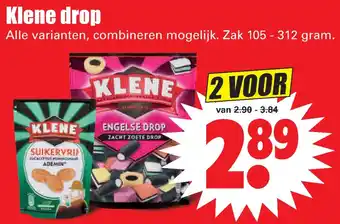 Dirk Klene drop aanbieding