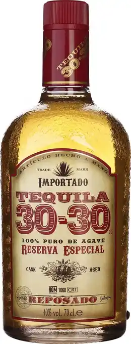 Drankdozijn 30-30 reposado tequila 70cl aanbieding