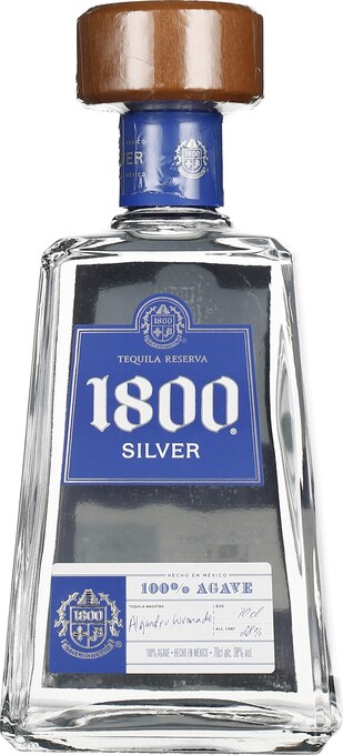 Drankdozijn Tequila 1800 silver 70cl aanbieding