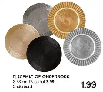 Xenos Placemat of onderbord aanbieding