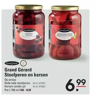 Sligro Grand gérard stoofperen en kersen aanbieding